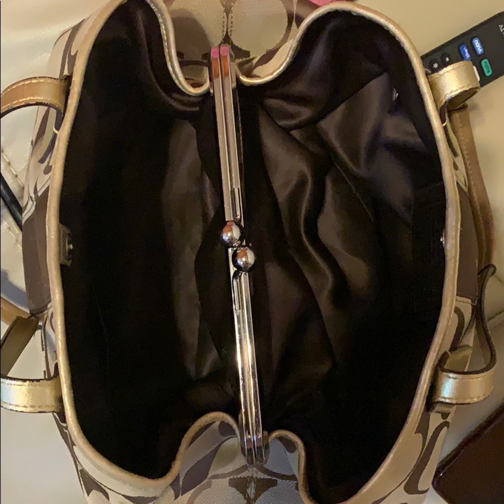 Coach Monogram Handbag - Picture 6 of 9